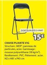 chaise pliante 