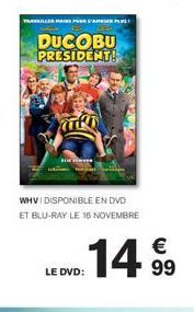 TRAILLER PL  DUCOBU PRESIDENT!  WHVI DISPONIBLE EN DVD ET BLU-RAY LE 16 NOVEMBRE  LE DVD:  €  14.⁹9  99 