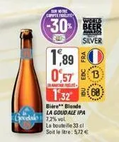 bière blonde la goudale