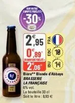 bière blonde 