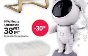 Veilleuse Astronaute  38€52  Dont 0,10€ d'éco-participation  -30%  ol  