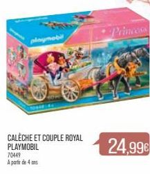 playmobil  CALÈCHE ET COUPLE ROYAL PLAYMOBIL  70449  A partir de 4 ans  24,99€ 