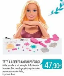 coiffe barbie