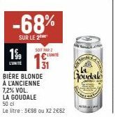 bière blonde La Goudale