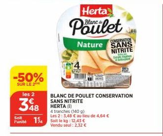 blanc de poulet Herta