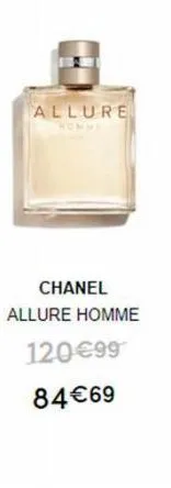 allure  chanel allure homme  120€99  84€69 