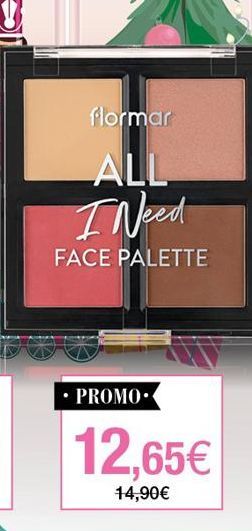 flormar  ALL  I Need  FACE PALETTE  PROMO  12,65€  14,90€ 