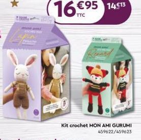 ★  Kit crochet MON AMI GURUMI 459622/459623 