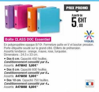 bouton Promo