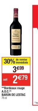 soldes Baron de Lestac