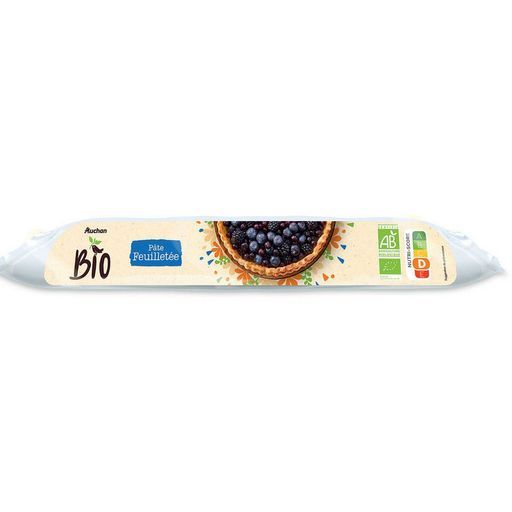 PÂTE À TARTE AUCHAN BIO