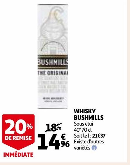 WHISKY BUSHMILLS