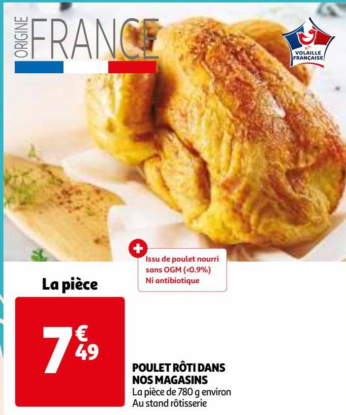 POULET RÔTI DANS NOS MAGASINS