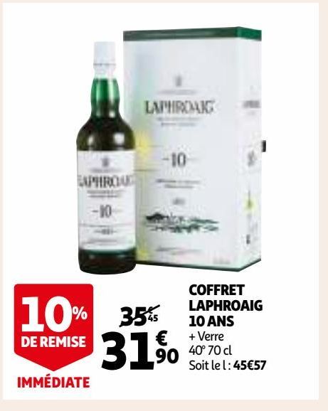 COFFRET LAPHROAIG 10 ANS