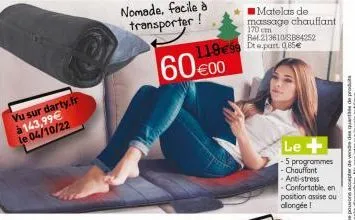 matelas de massage 