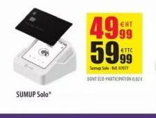 SUMUP Solo  4999 59.99  Sema Sole-07077  DONT ECO-PARTICIPATION 02 