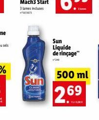 Sun  CLS  FION  Sun Liquide de rinçage"  500 ml  2.69  IL-5,31€ 