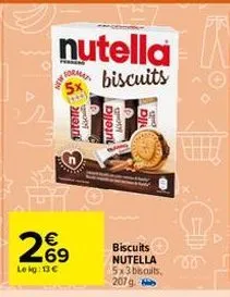 biscuits nutella