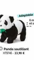 Adaptable  Panda sautillant HT9746 - 23,90 € 