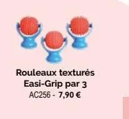 rouleaux texturés easi-grip par 3 ac256 - 7,90 € 