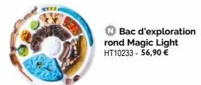 bac d'exploration  rond magic light ht10233 - 56,90 € 