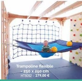 Trampoline flexible - 250 x 250 cm HT8092 - 279,00 € 