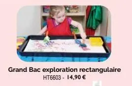 grand bac exploration rectangulaire ht6603 - 14,90 € 