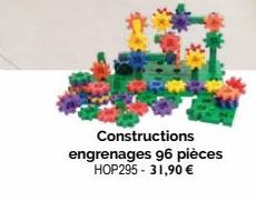 Constructions engrenages 96 pièces HOP295 - 31,90 € 