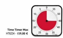 Time Timer Max HT6234 - 159,00 €  10  15- 8  ន  30  wwwwww  40  45 