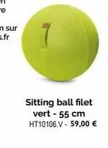 sitting ball filet vert - 55 cm ht10106.v-59,00 € 