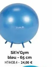 sit'n'gym bleu - 65 cm ht4438.4 - 24,00 € 