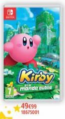 Kirby  monde oublié  49€99  18675001 