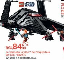 LEGO STAR WARS  995,849,*  Le vaisseau Scythe de l'Inquisiteur Dès 9 ans 18824575  924 pièces et 4 personnages inclus. 