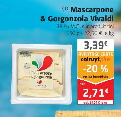 mascarpone & gorgonzola vivaldi