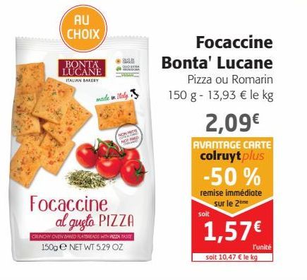 Focaccine bonta' lucane