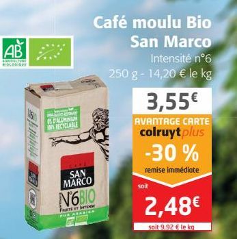 café moulu bio San Marco