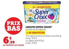 lessive Super Croix