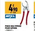 4,90  HTM  MEJIX  PINCE MULTIPRISE POUR SIPHON 92002417 