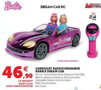 radio télécommandée Barbie