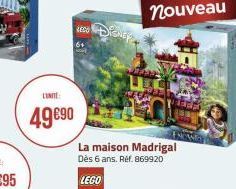 LIMITE:  49€90  LECO  DRONEY+  LEGO  La maison Madrigal  Dès 6 ans. Réf. 869920  nouveau 