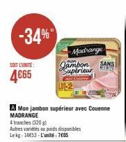 jambon madrange