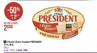 fondant Président