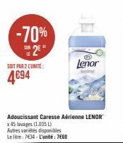 adoucissant Lenor