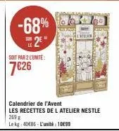 calendrier de l'avent nestlé