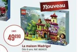 limite:  49€90  leco  droney+  la maison madrigal  dès 6 ans. réf. 869920  nouveau 