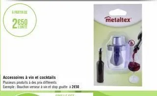 a partire  2650  l'onite  metaltex 