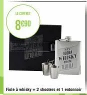 le coffret  8090  www.  tquee  m/s vodka whisky  rum  tequila 