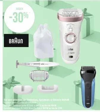 braun  បទ្វីប pl9  sur une sélection de tondeuses. epilateurs et rasoirs bitaun plus produits a des pieds  lundruse hade bt3340 à 1993 ou de m ese ses boxu = (ins de 1296 