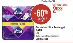 serviettes Nana