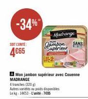 jambon madrange